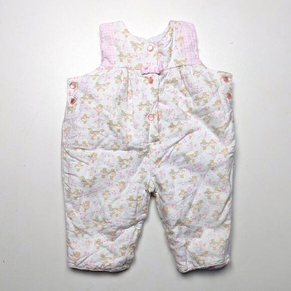 Vintage Romper Baby Girls Size 6-9m Pink Ballerina Puffy - Picture 3 of 9